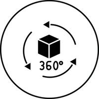 360 Degrees Vector Icon