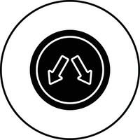 Keep In Lane Vector Icon