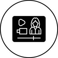 Video Player Vector Icon