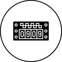 Taxi Meter Vector Icon