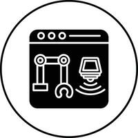 Cyber Physical System Vector Icon