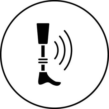 Smart Prosthesis Vector Icon