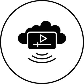 Streaming Vector Icon