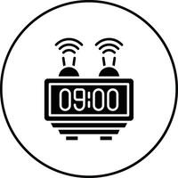 Smart Clock Vector Icon