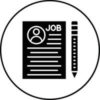 Job Description Vector Icon