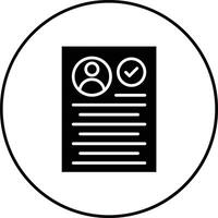 Resume Vector Icon