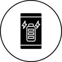 Battery Charging Full Vector Icon