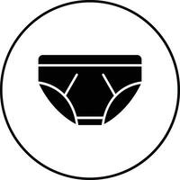 icono de vector de ropa interior