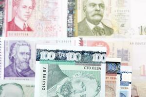 Bulgarian money a business background photo