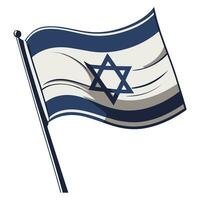 Israel flag graphic on white background photo