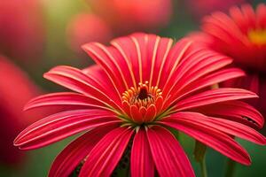 red flower, red flower, red flower, red flower, red flower, red flower, red. AI-Generated photo