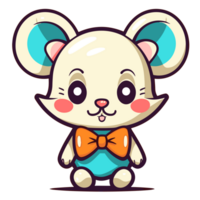 lindo rato clipart - generativo ai png