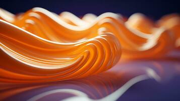 A vibrant swirl of amber and orange paints an abstract masterpiece of light and emotion, AI Generative photo