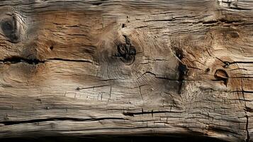 un resistido madera anidado antecedentes en el escabroso al aire libre proporciona un pacífico vislumbrar dentro el belleza de naturaleza, ai generativo foto