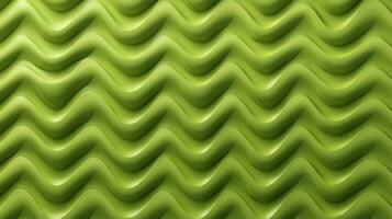 This vibrant green wavy pattern evokes a sense of freedom and joy, its bold lines twisting and turning with wild abandon, AI Generative photo