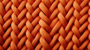 A vibrant orange rope weaves through the air, evoking a sense of connection and strength, AI Generative photo