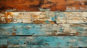 This rustic, abstract wood wall invokes a sense of warmth and connection with nature, inviting viewers to explore the intricate details of each plank, AI Generative photo