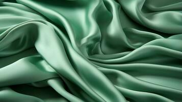 A luxurious silk fabric shimmers in the light, evoking a feeling of opulence and refinement, AI Generative photo