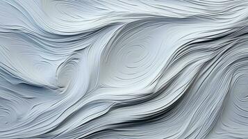 An abstract sketch of a wild pattern of swirling white lines creates an emotional, artistic canvas, AI Generative photo