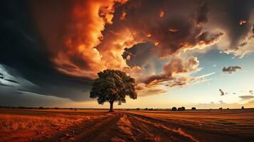 el belleza de naturaleza ai generativo foto