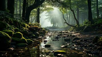 el belleza de naturaleza ai generativo foto