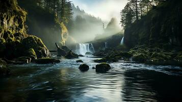 el belleza de naturaleza ai generativo foto