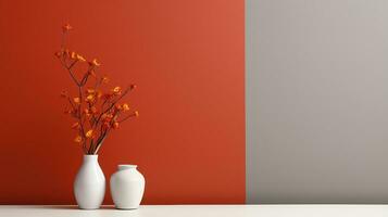 Minimalist background for product photography AI Generative photo