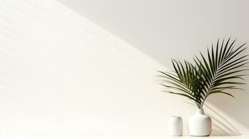 Minimalist background for product photography AI Generative photo