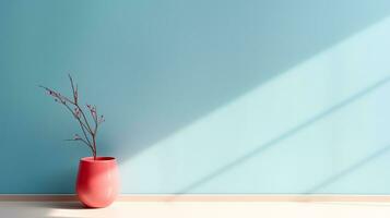 Minimalist background for product photography AI Generative photo