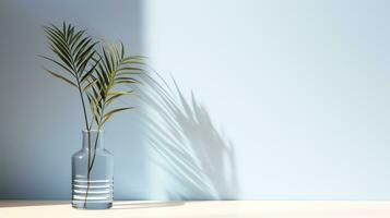 Minimalist background for product photography AI Generative photo
