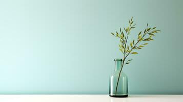 Minimalist background for product photography AI Generative photo