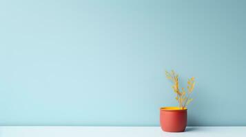 Minimalist background for product photography AI Generative photo