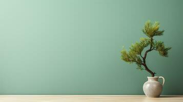 Minimalist background for product photography AI Generative photo