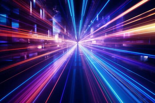 Futuristic and high-tech wallpaper background. Generative AI photo