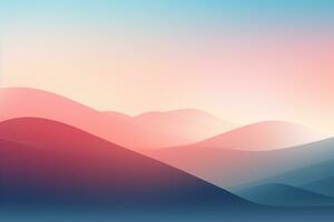 Minimalistic Wallpaper with Soft Gradients. Generative AI photo