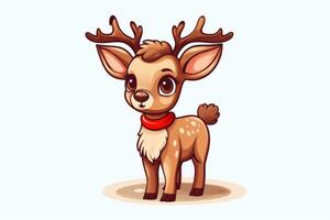 Reindeer Clip Art. Generative AI photo