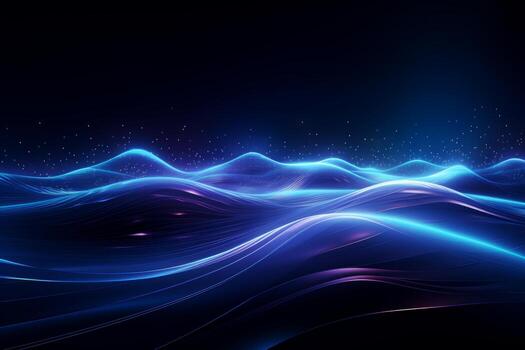 Abstract technology background. Generative AI photo