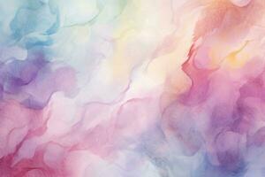 Wallpaper background with watercolor strokes and hues. Generative AI photo