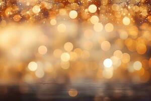 Mesmerizing bokeh of lights. Generative AI photo