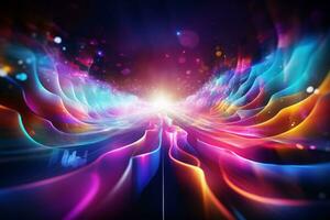 Dynamic and energetic social media background. Generative AI photo
