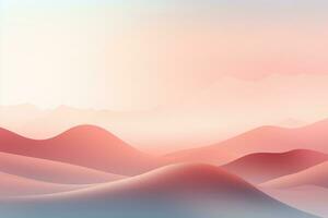Minimalistic and calming social media background. Generative AI photo