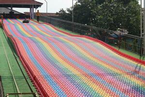 Playing Rainbow slide photo