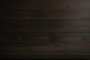 moderno oscuro madera textura fondo, ai generado foto