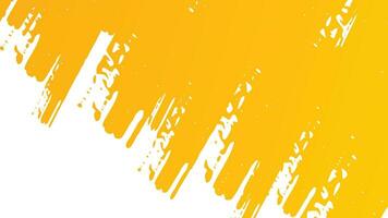 Abstract yellow grunge texture on white vector background