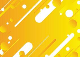 Trendy modern abstract background yellow and white colors vector