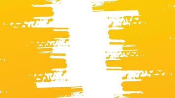 Abstract yellow grunge texture on white vector background