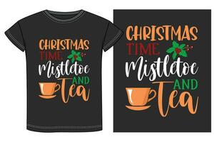 Christmas Drinking Party T-shirt Design vector