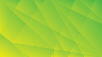 Green and yellow gradient polygon abstract background vector