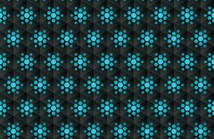 Luxury geometric abstract black background texture with neon light vector