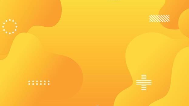 amarillo degradado dinámica fluido formas resumen antecedentes vector